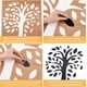 thumbnail image 3 of Adhesivos de pared de espejo acrílico 3D con forma de árbol negro, decoración de espejo acrílico con hojas de árbol estrelladas, adhesivo de espejo, arte de pared DIY, decoración acrílica, 3 of 6