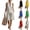 08# White, variant on Women's 2 Piece Short Sets Linen Sleeve V Neck Halter Matching Short Suit Summer Casual Oversized Outfits Blue S