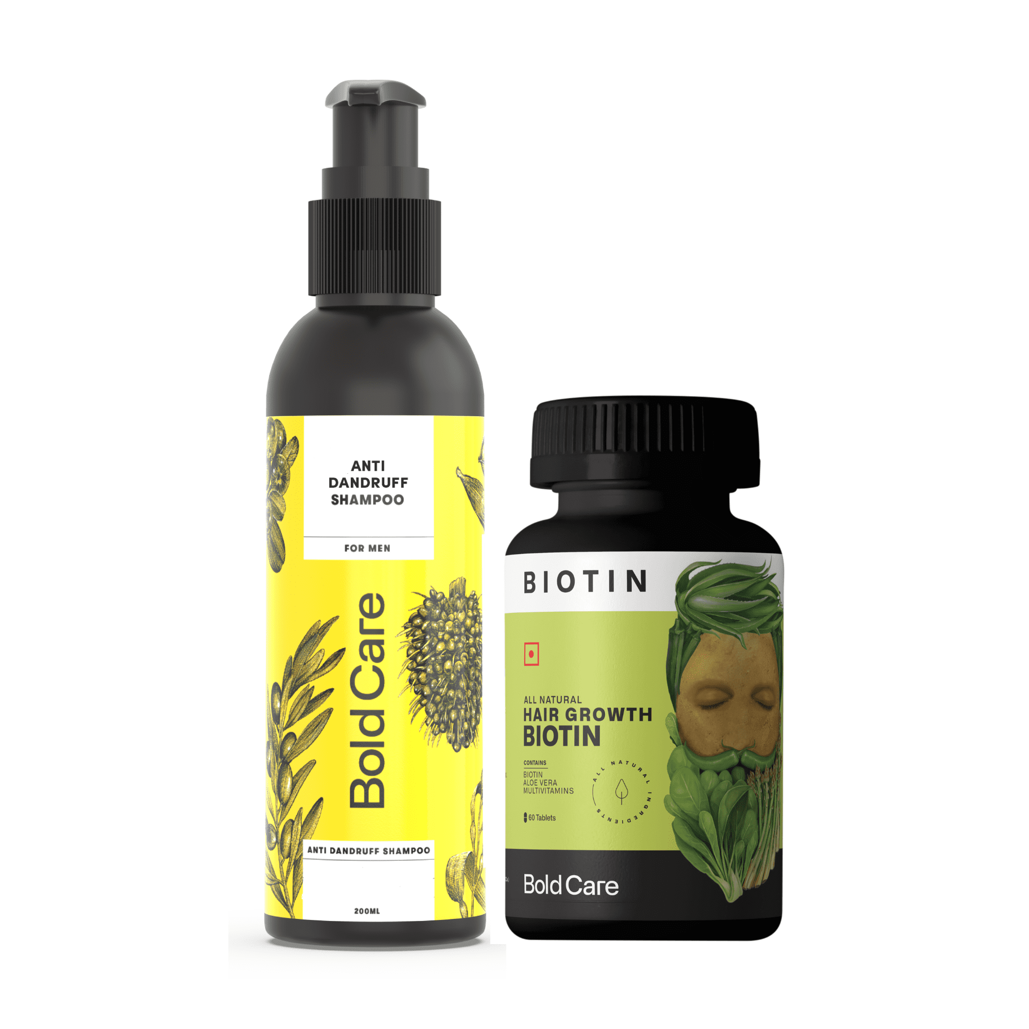 Bold Care Antidandruff Pack Antidandruff Shampoo + Biotin