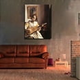 thumbnail image 2 of Johannes&nbsp;Vermeer&nbsp;Painting&nbsp;The Guitar Player&nbsp;by&nbsp;Vermeer&nbsp;Canvas&nbsp;Art&nbsp;Framed&nbsp;Wall&nbsp;Art, 2 of 7