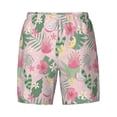 thumbnail image 4 of Lsque Mens Swim Trunks Tropical Pitaya Pattern - Bathing Suit Compression Liner - Beach Swim Shorts Swimwear - (S-3XL) - Stretch Quick Dry -3X-Large, 4 of 9