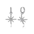 thumbnail image 1 of Pendientes de aro con diamantes de imitación de cristal de colores de alta calidad con diseño geométrico llamativo - 56258-MT | Código de modelo 7202 56258-MT, 1 of 2