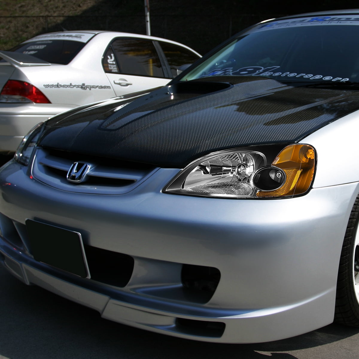 DNA Motoring HL-OH-HC01-BK-AM For 2001 