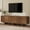 Walnut, variant on 70" Wood Grain TV Stand for TVs up to 75 Inch, Mid Century Modern Entertainment Center with Storage Cabinet and Wavy Door, Media TV Console for Living Room, Walnut