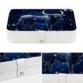 thumbnail image 4 of Constellation Premium PU Leather Jewelry Box Organizer with Removable Compartment and Portable Bracelet Holder, 4 of 6