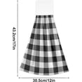 thumbnail image 3 of GZHJMY Hand Towels Set of 2, Absorbent Hanging Towels with Loop & Hook, Dishcloths Wash Cloth for Kitchen Bathroom, Buffalo Plaid Decorative Towels, 3 of 7