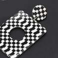 thumbnail image 4 of Pendientes geométricos de acrílico y negro, pendientes de moda para mujer, joyería elegante Cuadrado Salvador Pendiente colgante geométrico, 4 of 10