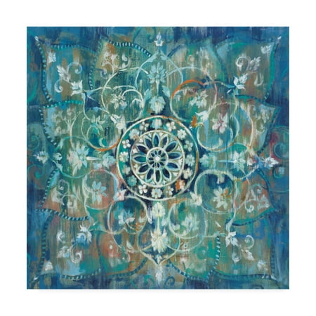 Trademark Fine Art 'Mandala in Blue I Sq' Canvas Art by Danhui Nai