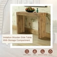 thumbnail image 6 of Elegant Natural Wood Grain Bar Table-50 Inches Long, a Practical Choice for Modern Homes.Wood Grain Texture Sticker,Equipped With Two Drawers.Serving As A Bar Table, 6 of 9