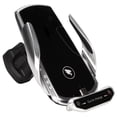 thumbnail image 1 of 15W Sans Fil Rapide, Voiture Sans Fil Charge Rapide Argent 360 Rotation avec 3 Tête pour Smartphone Argent, 1 of 8
