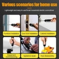 thumbnail image 2 of Portable Home Use Electric Screwdriver Set Heavy Duty Durable Maintenance Kit for Home Appliances Repair, 2 of 5