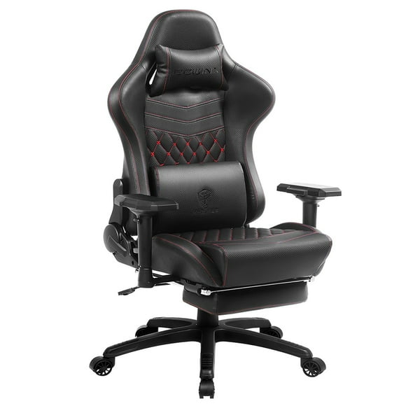 Silla Gamer Dowinx Elite LS6689S Ergonómica Ejecutiva Reclinable con Masaje y Reposapiés – Cuero Premium