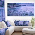 thumbnail image 1 of Calm Time Lapse on Beach at Sunset - Large Seashore Canvas Wall Art, 1 of 3