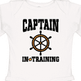 thumbnail image 4 of Inktastic Captain in Training Boys or Girls Long Sleeve Baby Bodysuit, 4 of 5