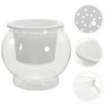 thumbnail image 3 of Self Watering Flower Pot Fish Tank Flower Container Automatic Watering Planter Transparent Fish Tank, 3 of 8