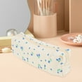 thumbnail image 6 of Unique Bargains 1 Pc Simple Floral Style Drawstring Makeup Bag for Vacation Blue Polyester, 6 of 6