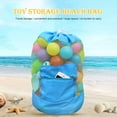 thumbnail image 1 of Bolsa De Playa Niños Playa Arena Juguetes Red Plegable Misceláneas Bolsa de malla Bebé Almacenamiento Red Mochila, 1 of 4