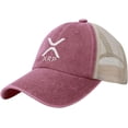 thumbnail image 1 of Xrp Ripple Mesh Baseball Cap Cotton Vintage Cowboy Hat, 1 of 8