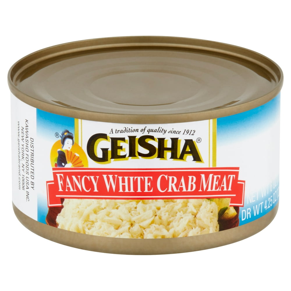 Geisha Fancy White Crab Meat, 6 oz