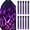 10PCS-Purple, variant on 22 inch Colored Purple Hair Extensions Clip in Kid's Party Highlights, Purple Accessories Hairpiece Straight for Girls Women (10 Pcs Purple)