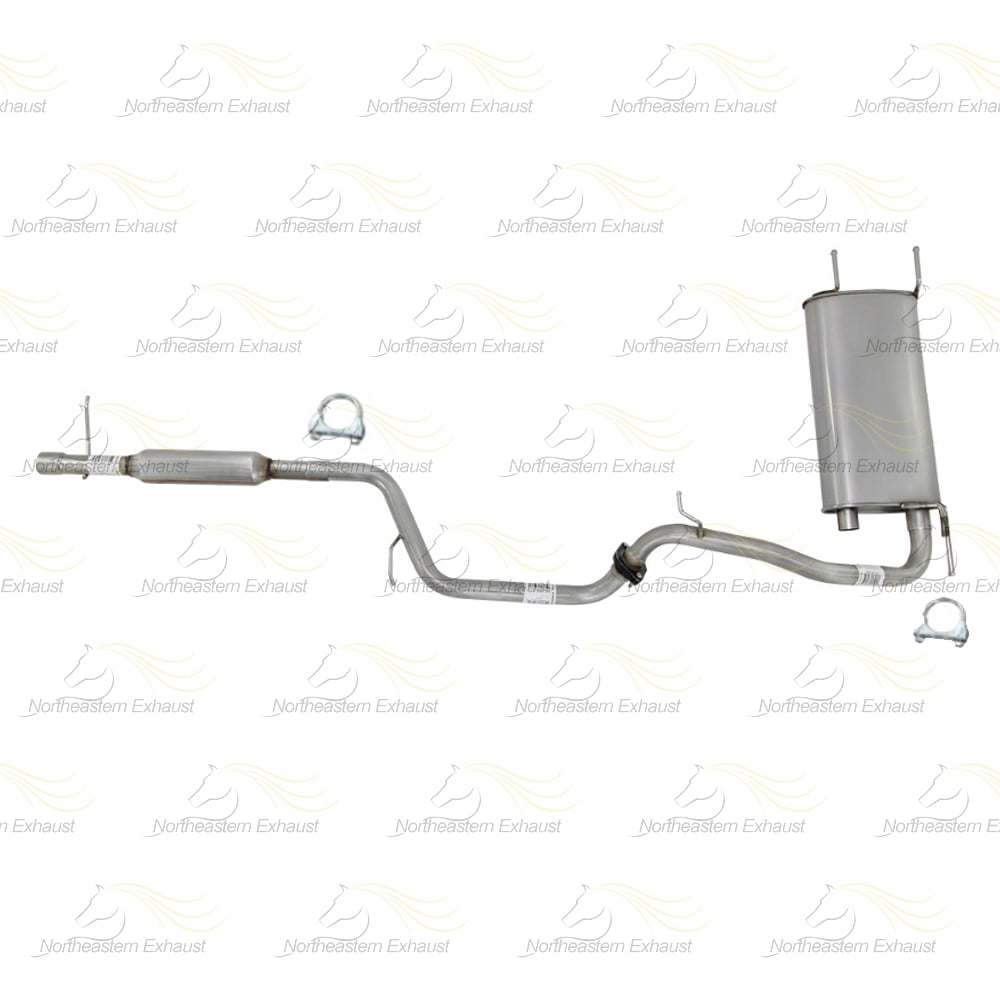 Northeastern Exhaust Stainless Steel Intermediate Pipes & Muffler Fits 2010–2013 Mazda 3 2.0L Sedan – Direct Fit