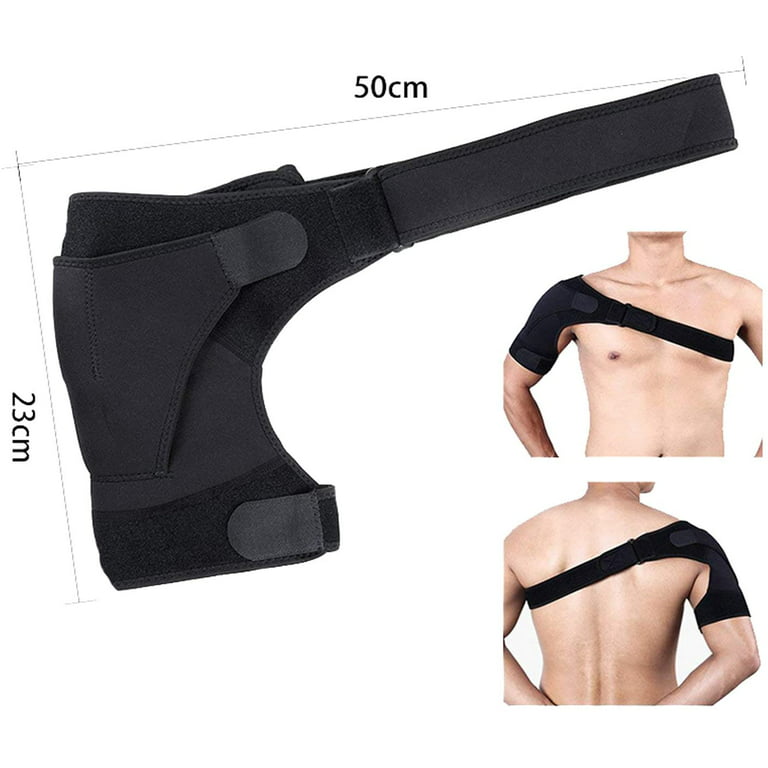 Shoulder Brace for Torn Rotator Cuff - Shoulder Pain Relief, Support and  Compression - Sleeve Wrap for Shoulder Stability and Recovery - Fits Left  and Right Arm, Men & Women 