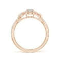 thumbnail image 2 of Angara Natural Opal Ring - Oval Opal Ring for Women | October Birthstone Jewelry | 14K Rose Gold Opal Ring (Ring Size = 4), 2 of 10