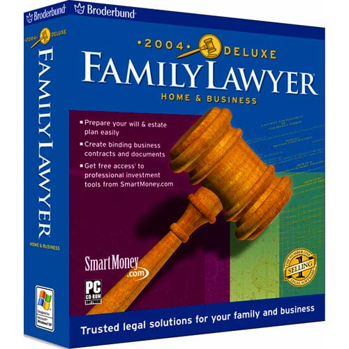 Family Lawyer 2003 Deluxe Home & Business Box pack 1 user CD