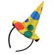 thumbnail image 5 of 2x Polka Dot Sombrero Diadema Jester Hairband Disfraz Fancy Pty Baoblaze Sombrero de bufón de payaso, 5 of 8