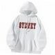 thumbnail image 2 of Sudadera con capucha para hombre y mujer Y2K con estampado gráfico elegante de manga larga con capucha para adolescentes y niñas que viajan al trabajo Blanco Yinane sudadera con capucha de mujer, 2 of 8