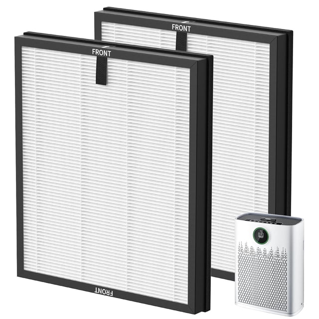 2 Pack HAP603 Replacement Filter Compatible with ECOSELF HAP603 / HAP603WF Air Purifier, Air Purifiers Replacement Filter for Home Large Room, # RFHA