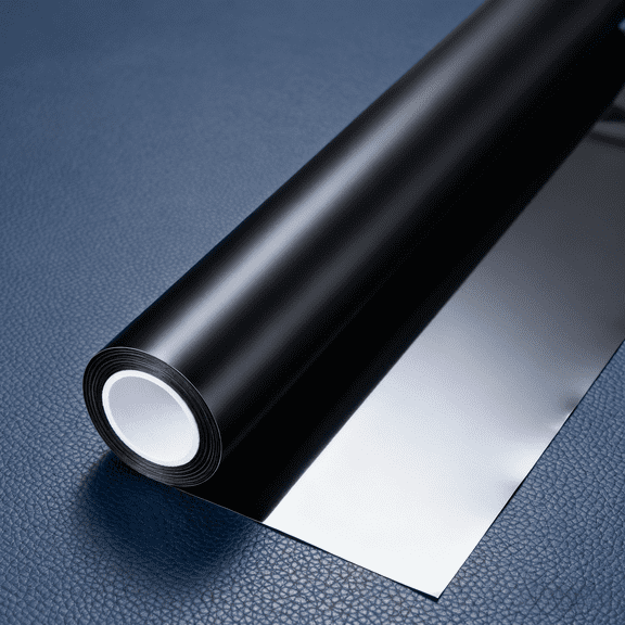 1 Roll Matte Black Vinyl Wrap 58"x60" TPH Self-Healing Stretchable Car Film for Auto Interior Exterior DIY