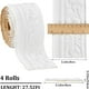 thumbnail image 2 of Moldura de espuma autoadhesiva flexible de 330 x 3,1 pulgadas, color blanco, 3D, vintage, decorativa, para pared, zócalo, espejo, decoración de hotel., 2 of 9