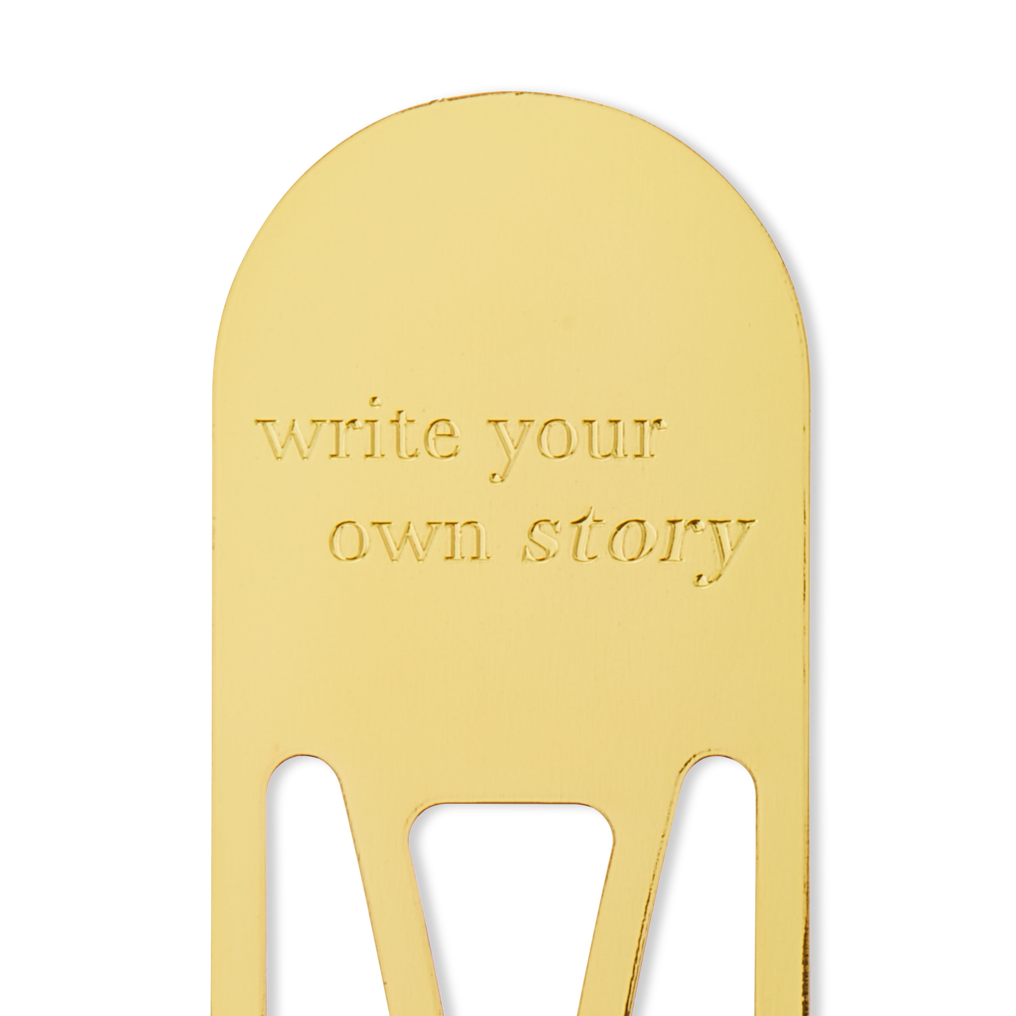 Pen+Gear Metal Bookmarks, Gold, 3 Count
