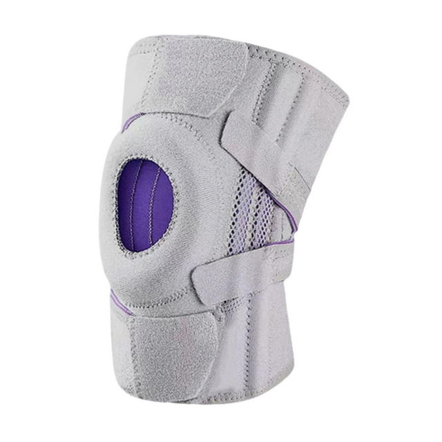 Knee Brace Shockproof Durable Basketball Knee Pad for Football Tennis Soccer Children Gray