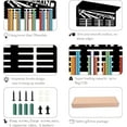 thumbnail image 3 of Medal Holder Trophy Shelf Medal Hangers Display with Shelf Stand Sports 4 Rows Wall Mount Hold 70+ Medals for Gymnastics Soccer Running Swimming Awards Rack 15.7 x 7.9 Inch-NO PAIN NO GAIN DIY, 3 of 9