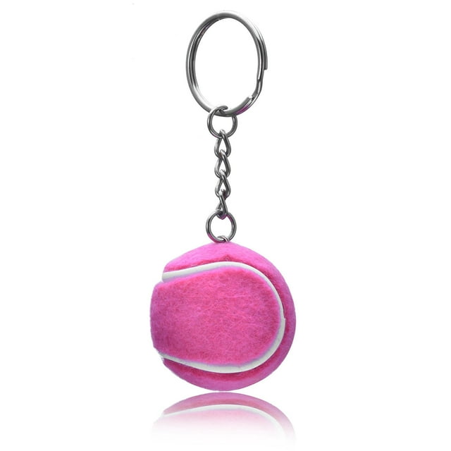 New Mini Sports Plush Tennis Ball Keychain