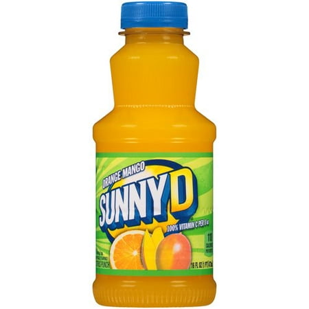 Sunny D Juice Orange Mango Citrus Punch, 16 Fl. (Best Store Bought Juice For Juice Fast)