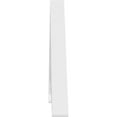 thumbnail image 3 of Ekena Millwork 36"W x 7 1/2"H x 1"P (5/12) Pitch Robin Architectural Grade PVC Gable Pediment, 3 of 5