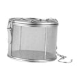 thumbnail image 1 of jifeng Mesh Tea Ball Infuser Spice Basket Seasoning Strainer for Cooking Home Stews Diameter 12cm, 1 of 9