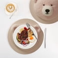 thumbnail image 4 of Bear Head Pink Trivet Mats Woven Pot Holders 3Pcs Non-Slip Heat Resistant for Hot Pots Pans Pats, 4 of 6