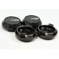 thumbnail image 1 of 4pcs 64mm Advan Racing Hubcaps Rim Caps Wheel Center Caps Badge Black TE37, 1 of 3