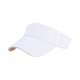 thumbnail image 3 of dgysar Breathable Sports Visor Lightweight Empty Top Running Hat for Sun Safety, Unisex White 1PC, 3 of 6