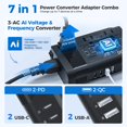 thumbnail image 4 of Convertidor de Energía DOACE 350W 110V 220V Adaptador de Viaje UE, 4 of 8