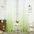 thumbnail image 3 of Visland Gradient Sheer Tulle Curtain for Living Room Bedroom Kitchen Yarn Decor, 1Panel, 3 of 8