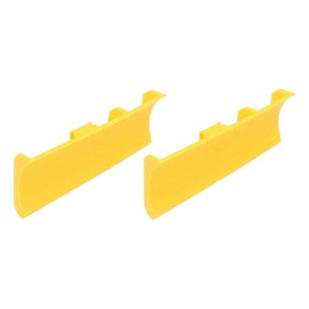 

2pcs Snow Plow Shoe Accessories Shoe Ornaments Classic Shoe Ornaments Attachment for Indoor Outdoor Yellow