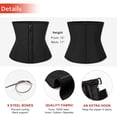 thumbnail image 3 of QRIC Latex Waist Trainer Corset Underbust Sport Cincher Womens Workout Body Shaper, 3 of 7