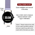 thumbnail image 4 of Uxcell Stainless Steel Mesh Watch Band 22mm Quick Release Metal Replacement Adjustable Watch Strap with Magnetic Buckle for Men Women, Lavender, 4 of 7