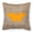Burlap and Orange, variant on Carolines Treasures BB1050-BL-BN-PW1414 Butterfly Burlap and Brown   Canvas Fabric Decorative Pillow BB1050 14Hx14W