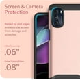 thumbnail image 6 of TUDIA for Motorola Moto G 5G (2022) Phone Case, [MERGE] Dual Layer Slim Tough Non-Slip Heavy Duty Case Cover (Rose Gold), 6 of 7
